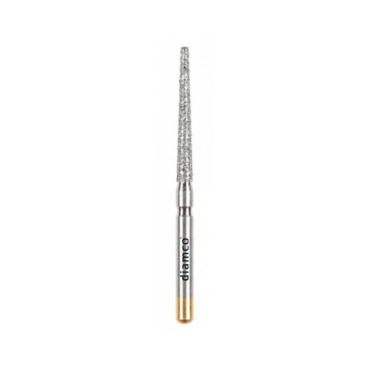 Freza Diamantata Rodiu-Platina Varf Drept S12- 14mm L